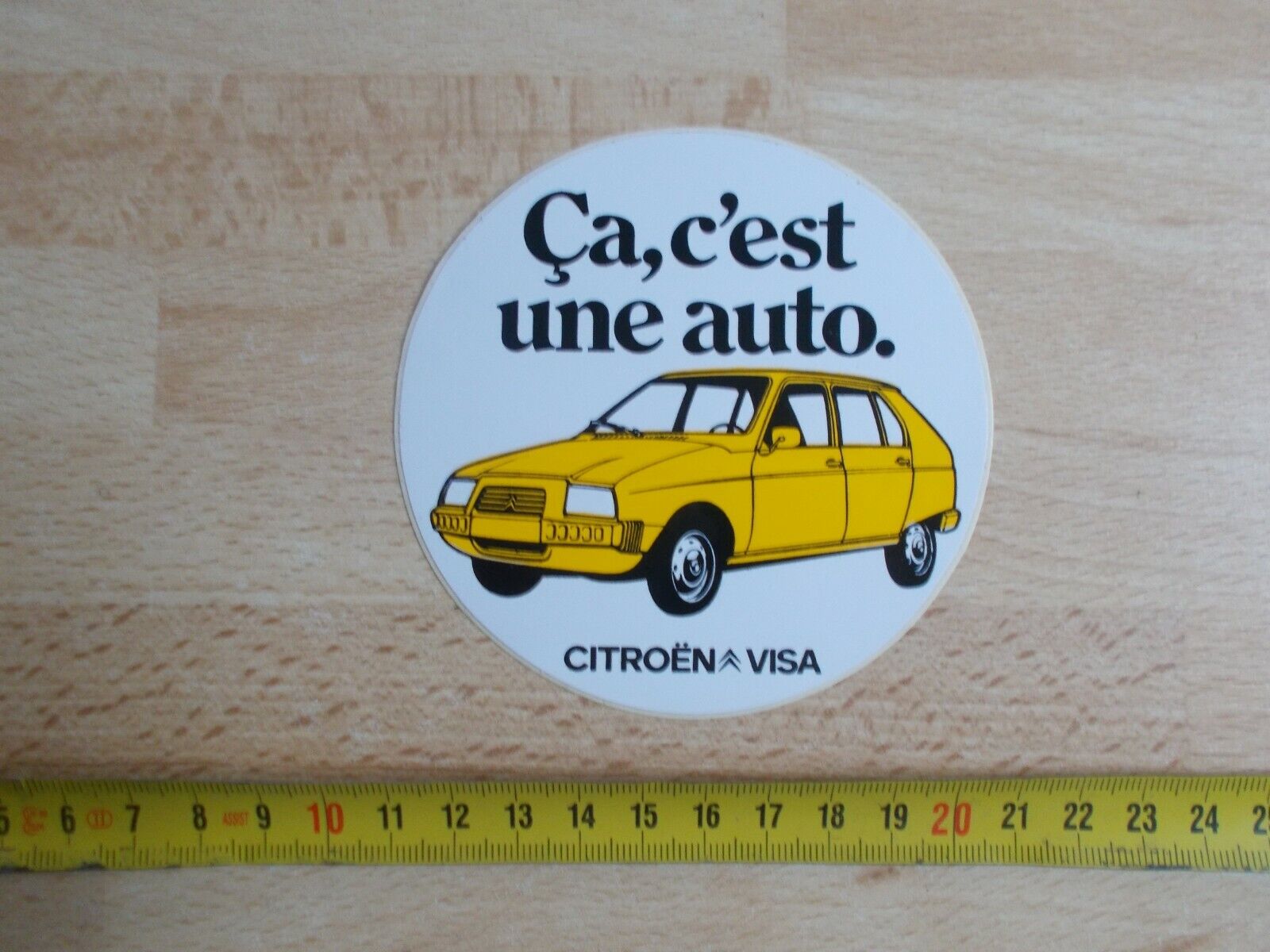Citroën Visa Sticker - THIS IS A CAR