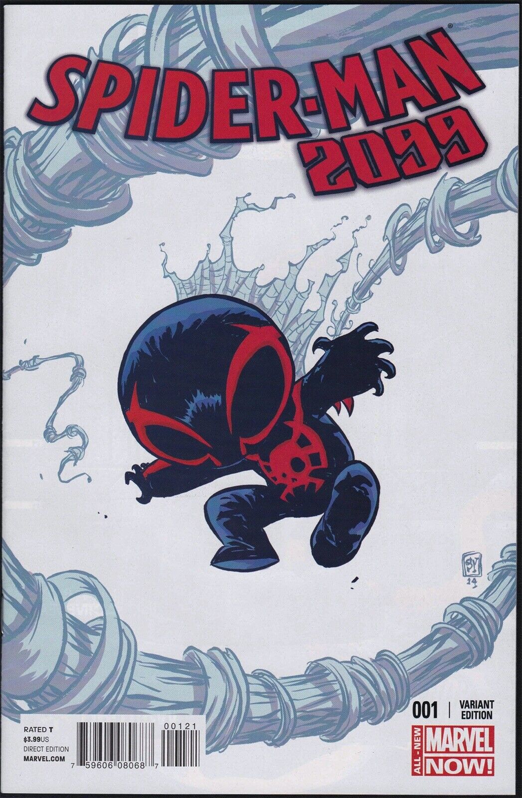 Marvel Comics SPIDER-MAN 2099 #1 Skottie Young Variant Cover 2014 NM