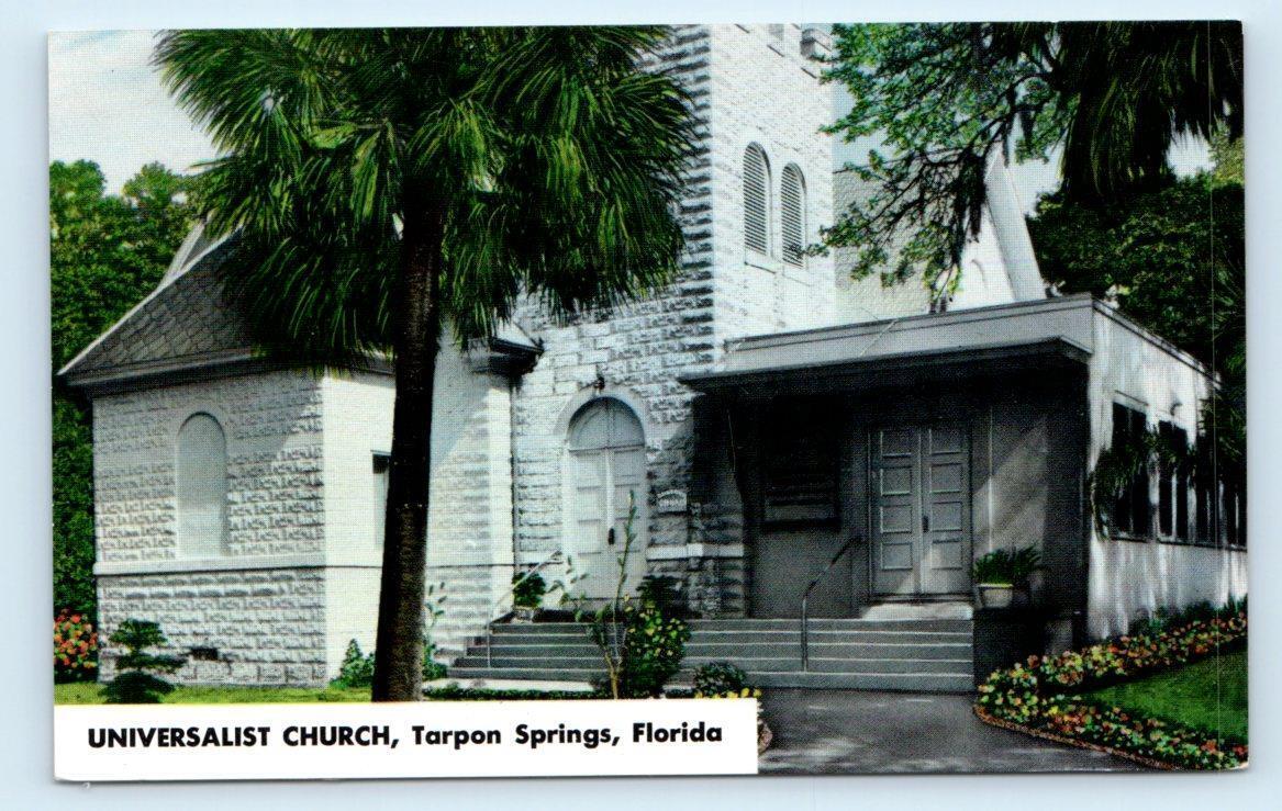 TARPON SPRINGS, FL Florida ~ UNIVERSALIST CHURCH c1950s Pinellas County Postcard