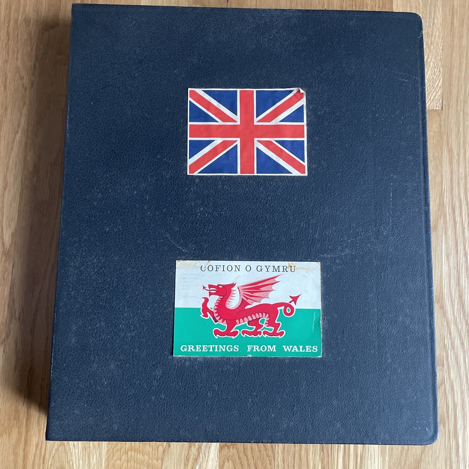 Antique Personal Scrapbook Clippings Wales UK England 1969  Ephemera