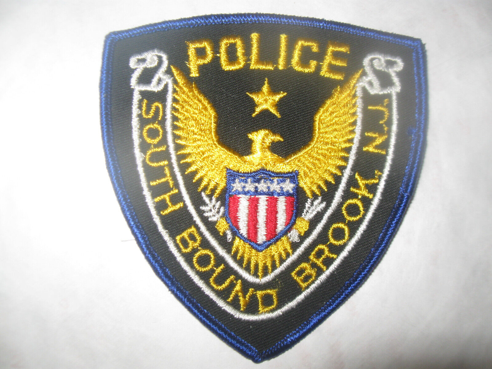 SOUTH BOUND BROOK NEW JERSEY POLICE PATCH (STOCK EAGLE)