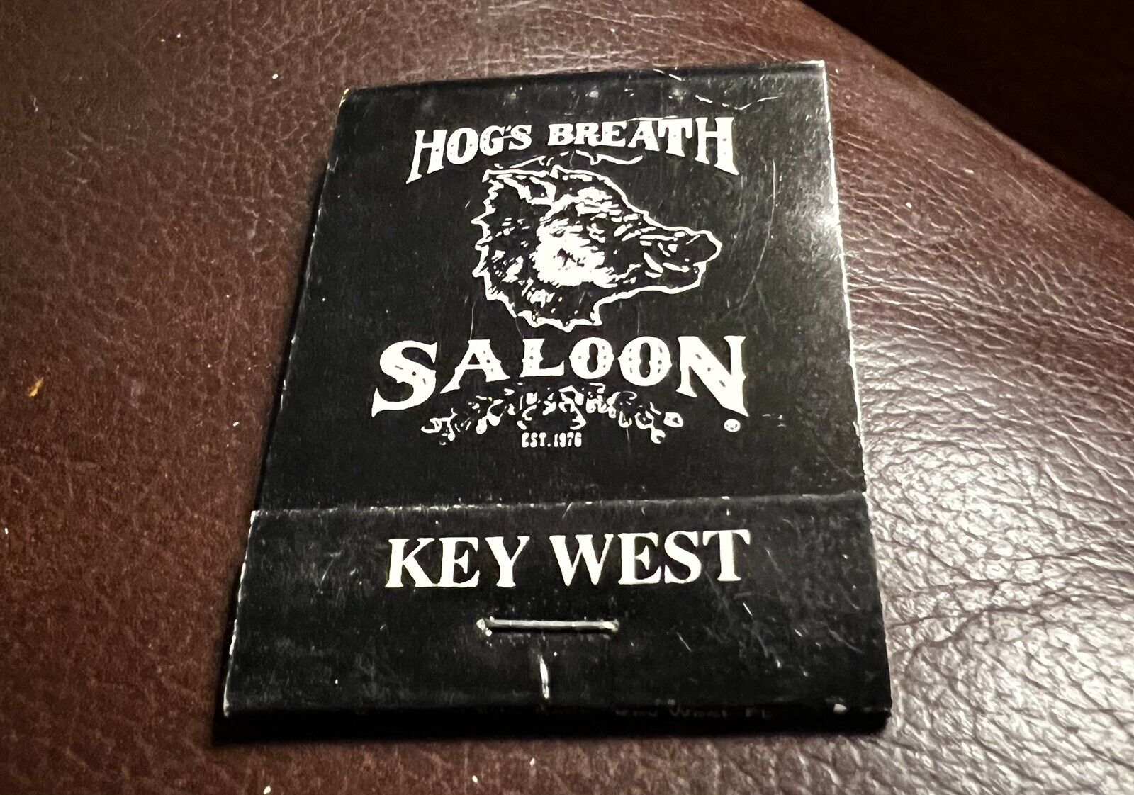 Hog’s Breath Saloon, Key West, FL, Full Unstruck Matchbook