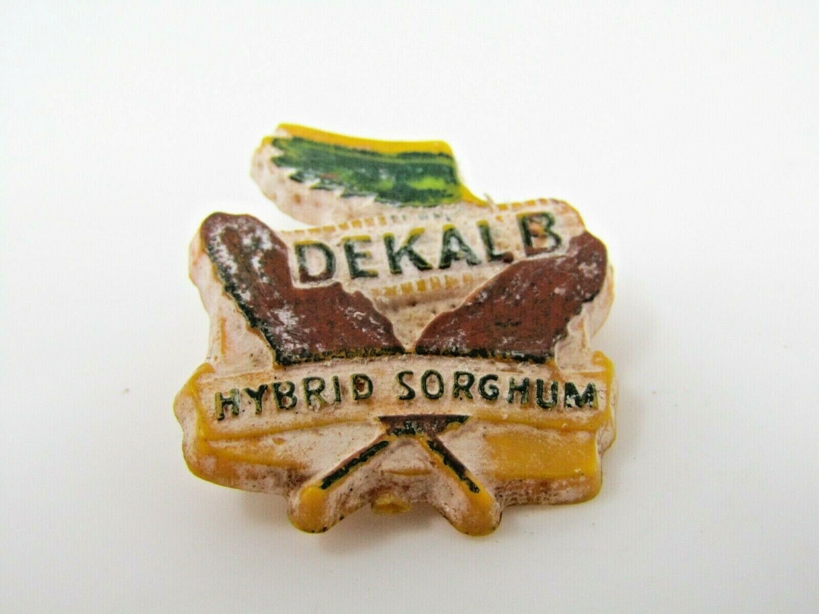 Dekalb Hybrid Sorghum Pin Vintage Collectible 