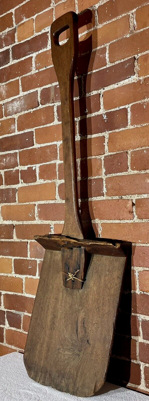 Primitive Antique Wooden Shovel Handmade Tool Rustic Country Cabin Lodge Decor