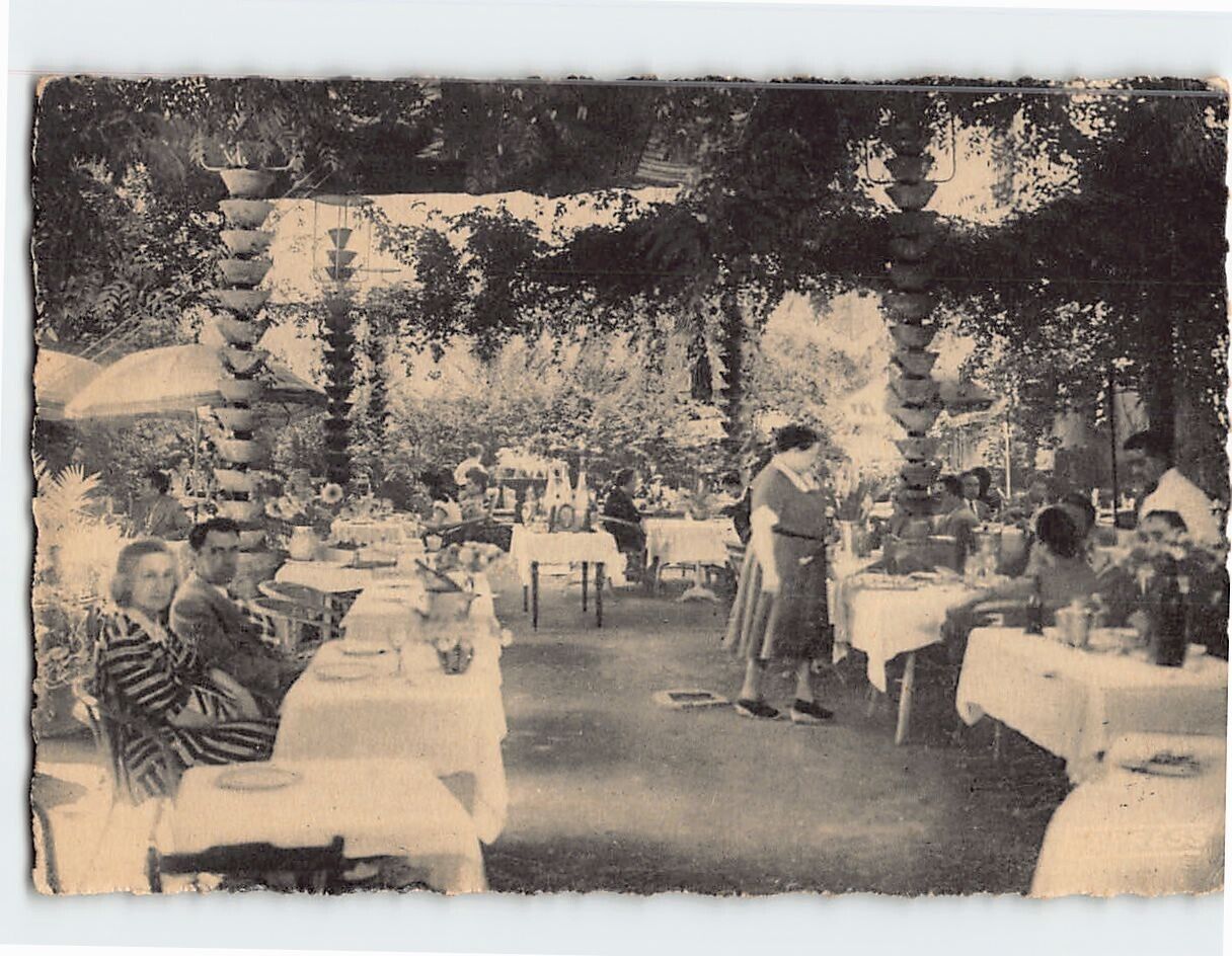 Postcard The Summer Garden Montpellier Restaurant Chez Nenette