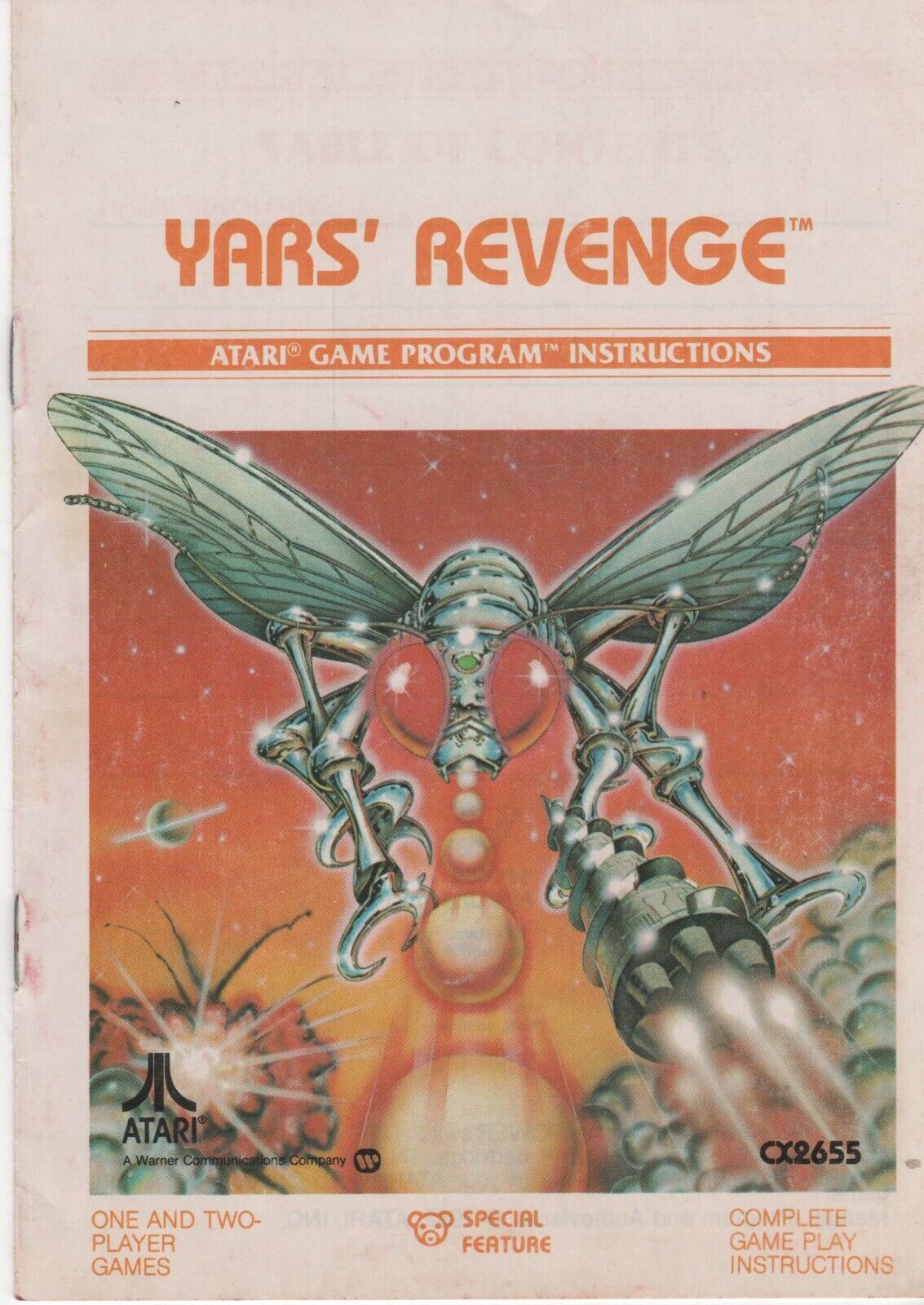 ITHistory (1982) Manual: YARS\' REVENGE (Atari)
