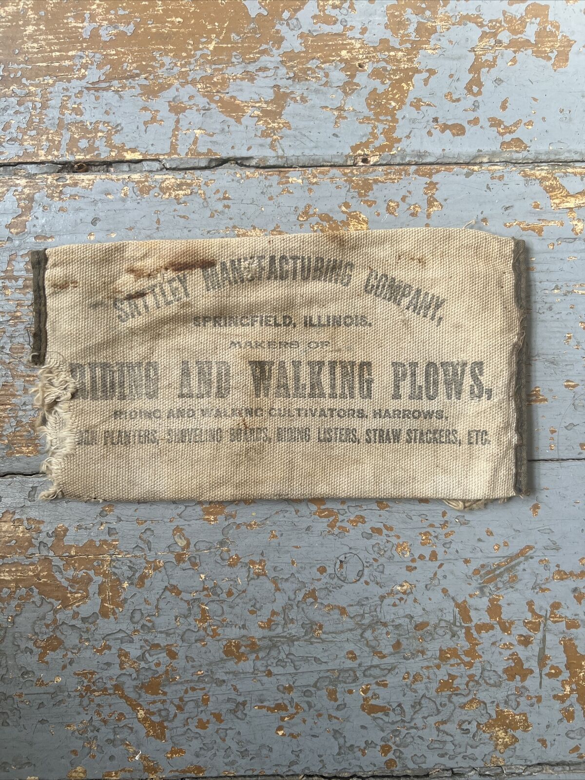 1899 Sattley Mfg. Co. Springfield, IL Advertising Farmer Wallet Journal Plows