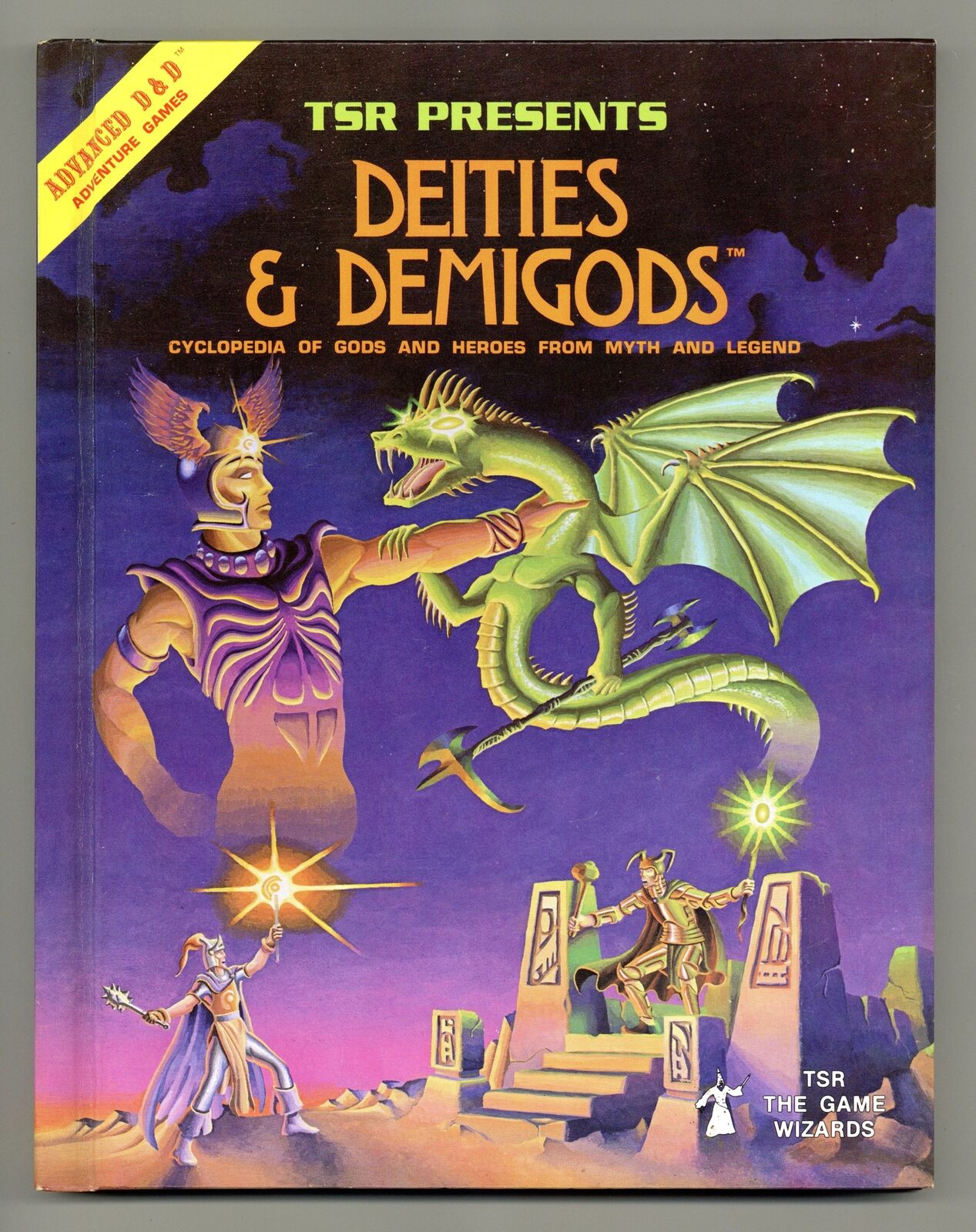 Advanced Dungeons and Dragons Deities and Demigods HC #1-1ST FN- 5.5 1980