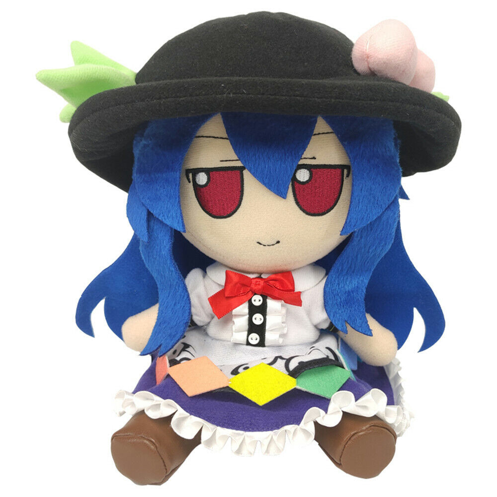 Cute 20cm TouHou Project Hinanawi Tenshi Fumo Fumo Plush Doll Stuffed Toy  