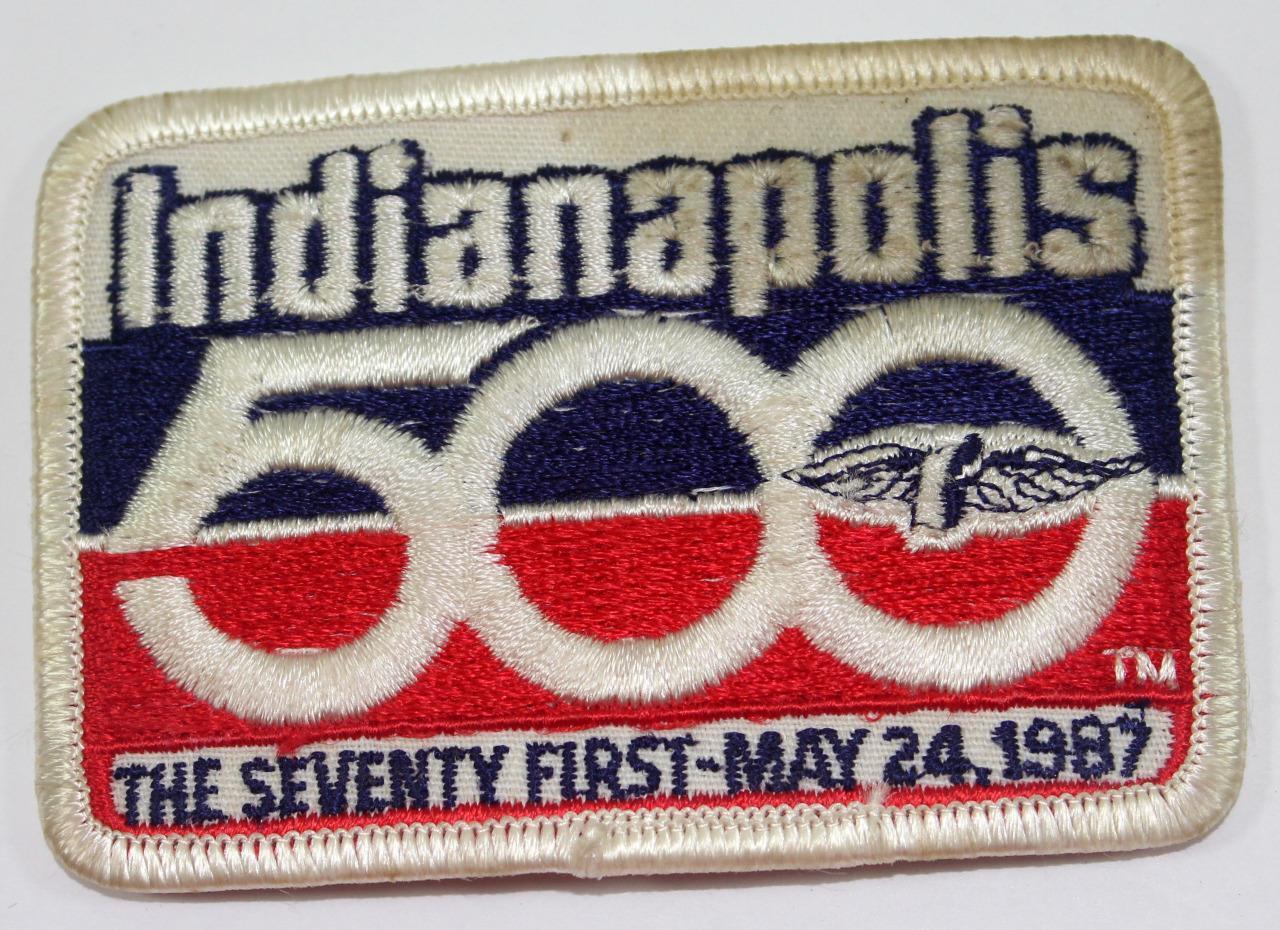 Vintage 1987 Indianapolis 500 Patch ~ 3.75\