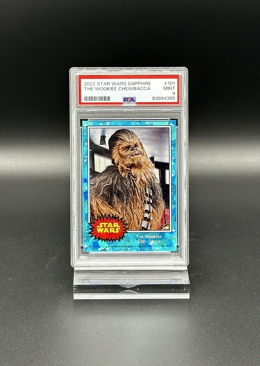 2022 Topps Star Wars Sapphire #101 The Wookie Chewbacca Gem Mint PSA 9