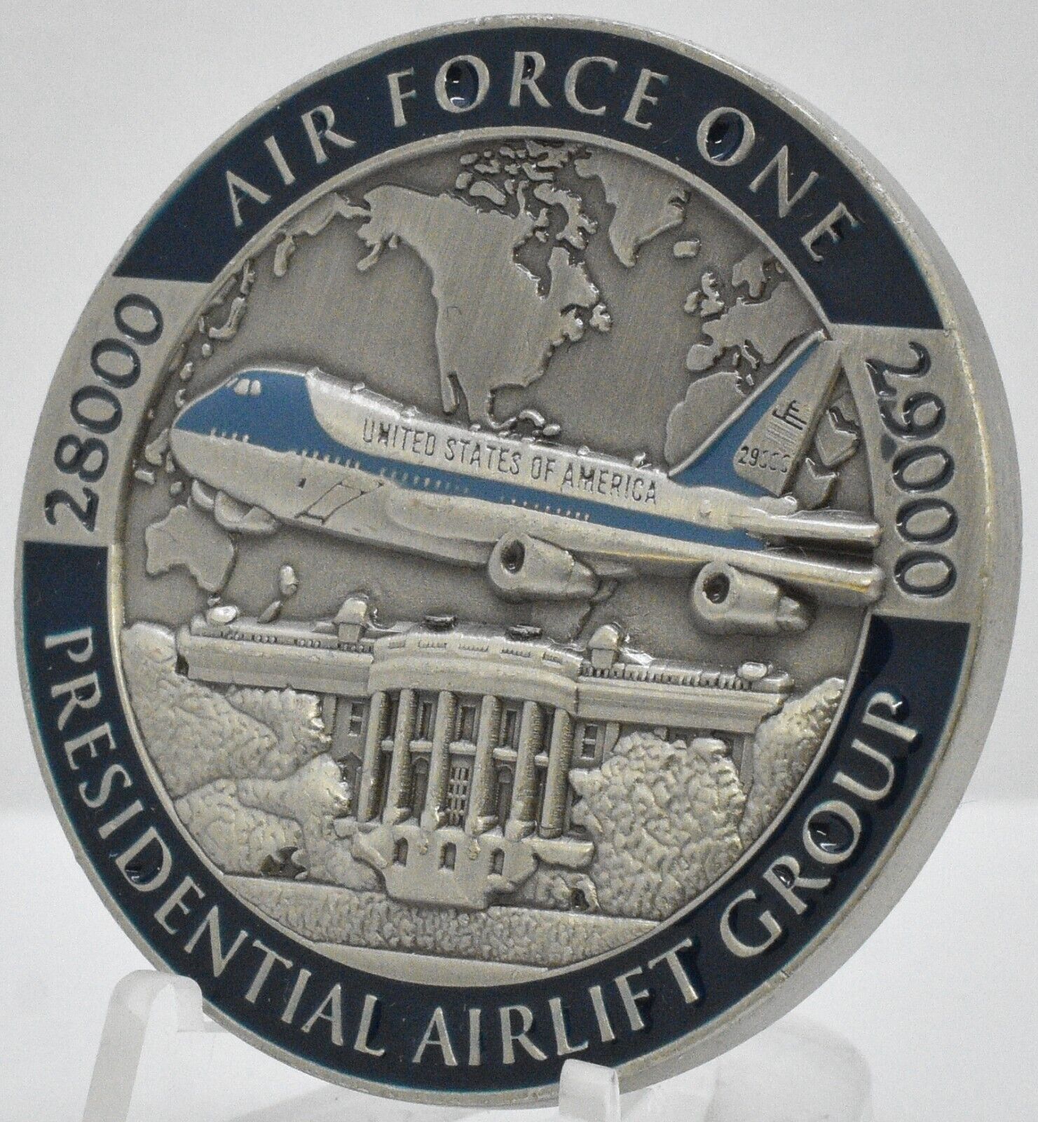 Air Force One Presidential Airlift Group 28000 29000 Challenge Coin