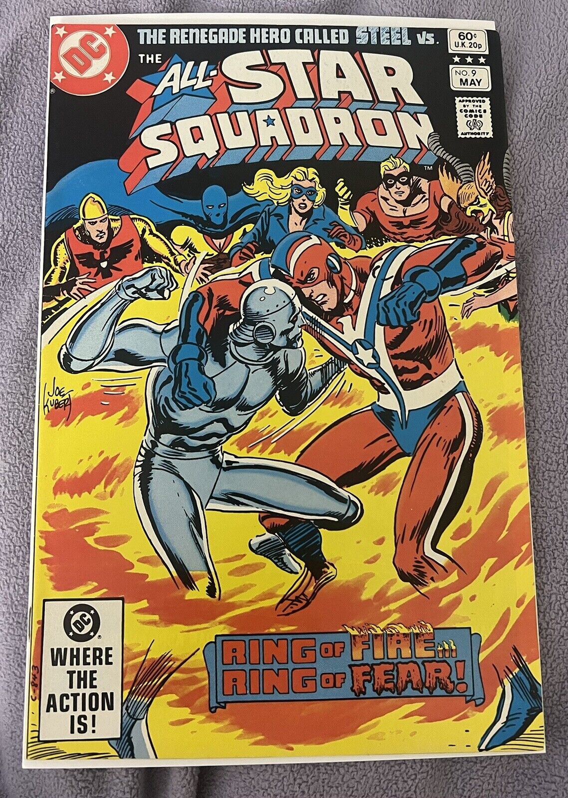 All Star Squadron #9 (1982): Steel Becomes Baron Blitzkrieg\'s Assassin NM-