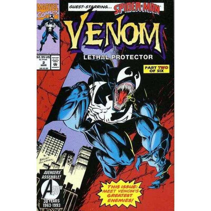 Venom: Lethal Protector (1993 series) #2 in NM condition. Marvel comics [u%