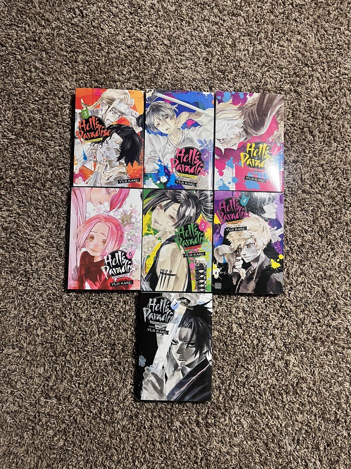 Hell’s Paradise Manga Volumes 1-7 Excellent Condition