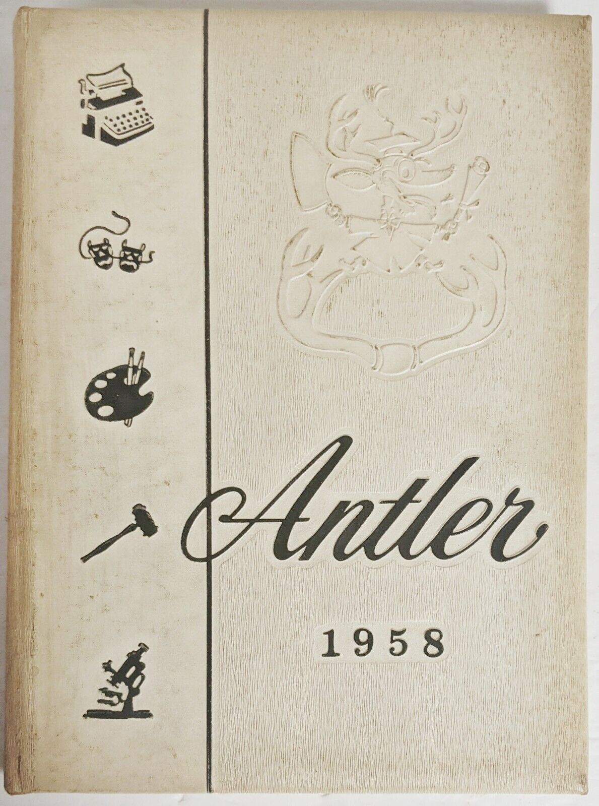 Vintage 1958 East Deer Frazer Yearbook  Antler  Creighton Pennsylvania