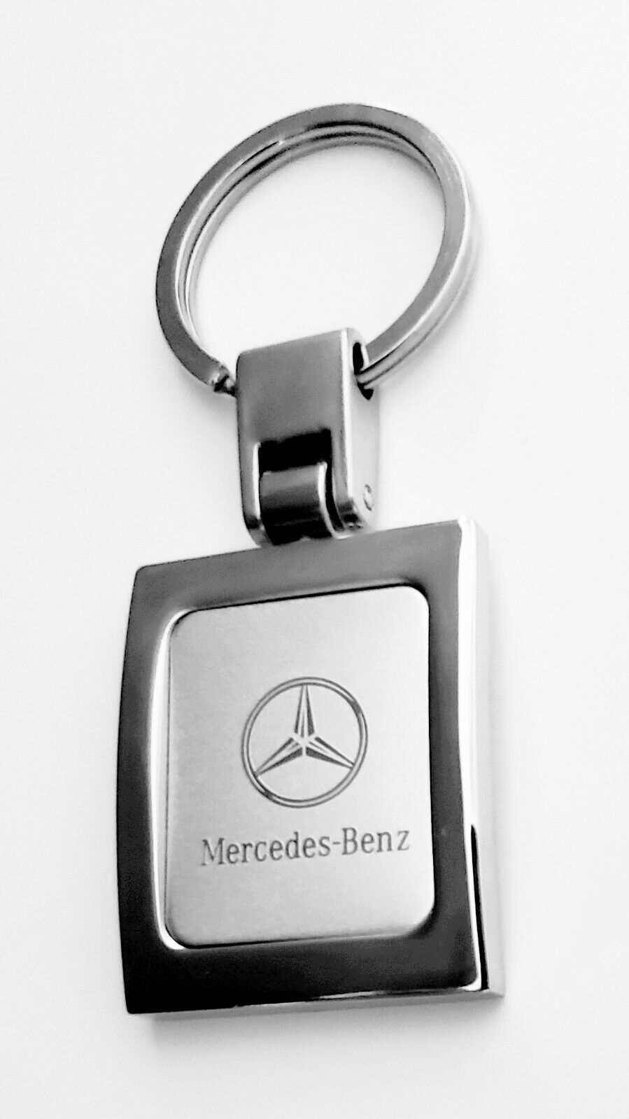 Mercedes-Benz of Chicago Dealer Authentic Keychain Polished Stainless Steel