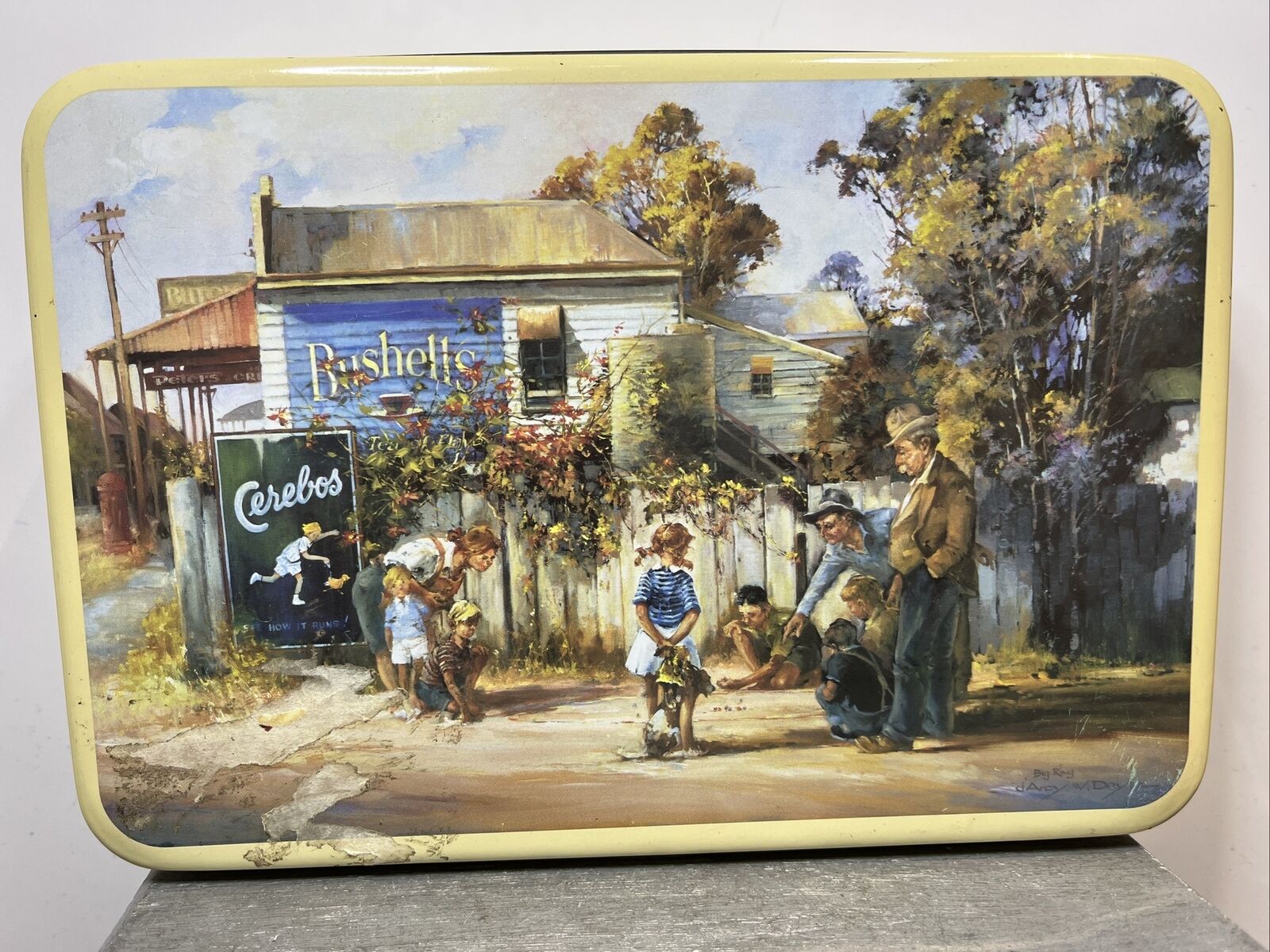 D\'arcy W. Doyle Painter Bushell EMPTY Collectable Tin Can