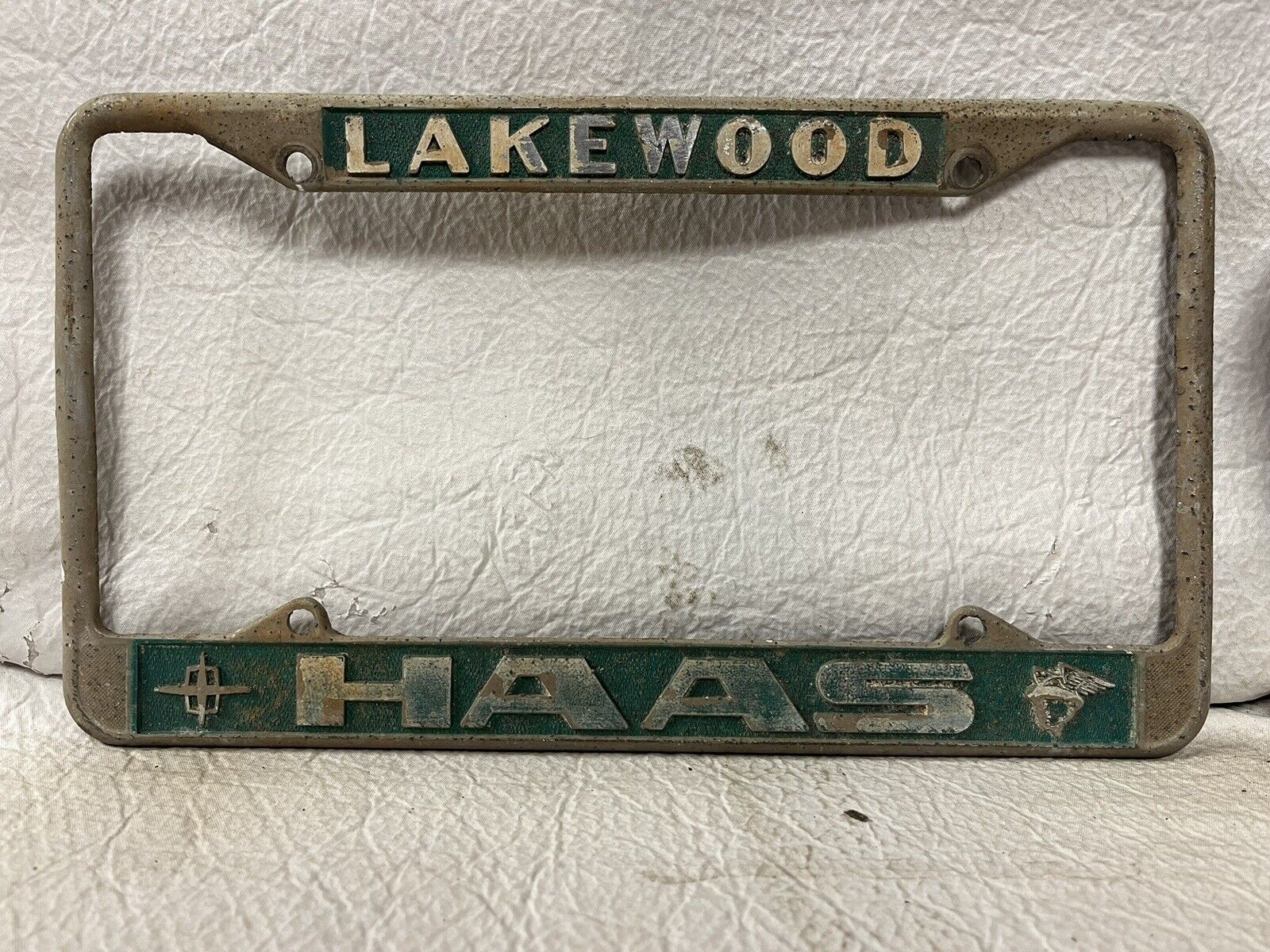 Vintage LAKEWOOD HAAS Mercury License Plate Frame