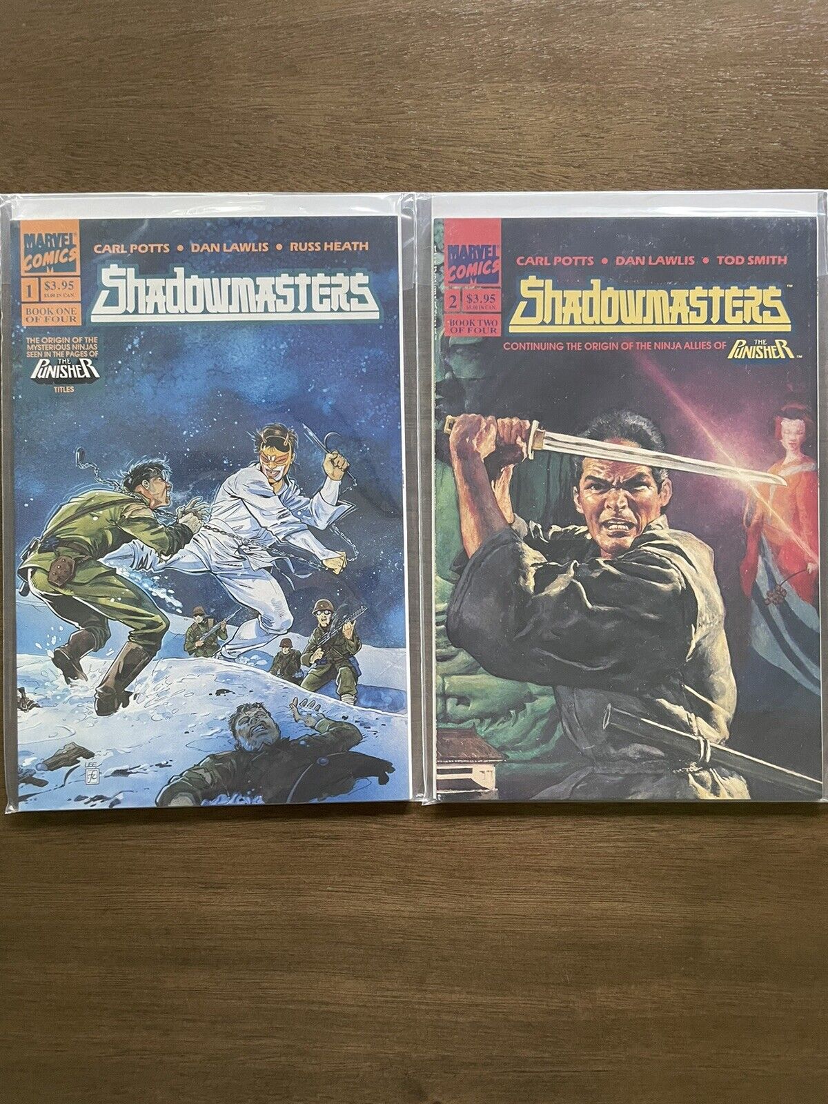 Shadowmasters #1 & 2 (Marvel Comics, October 1989) NM-