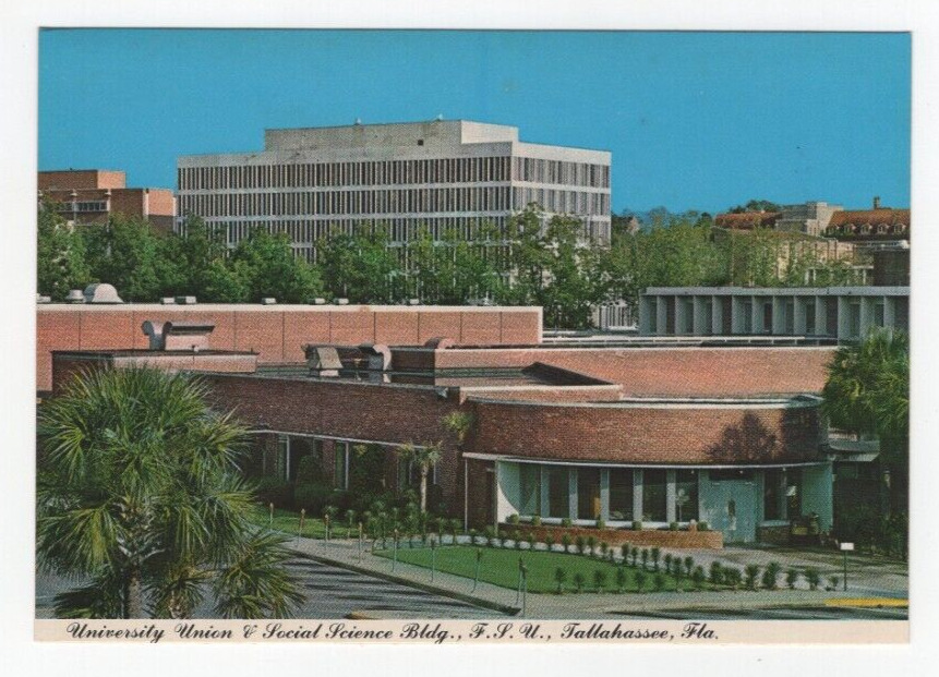Postcard Union Social Science Building Florida State Univ. Tallahassee FL