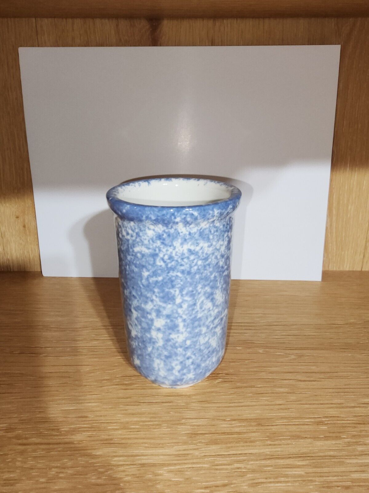 Liz Claiborne Hand Painted Blue Porcelain Cup / Mug