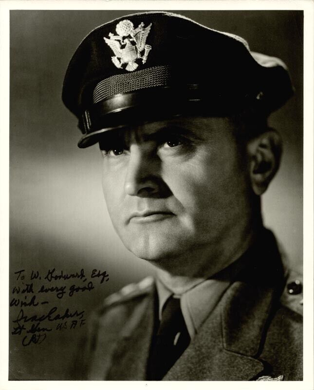 IRA C. EAKER - INSCRIBED PHOTOGRAPH SIGNED