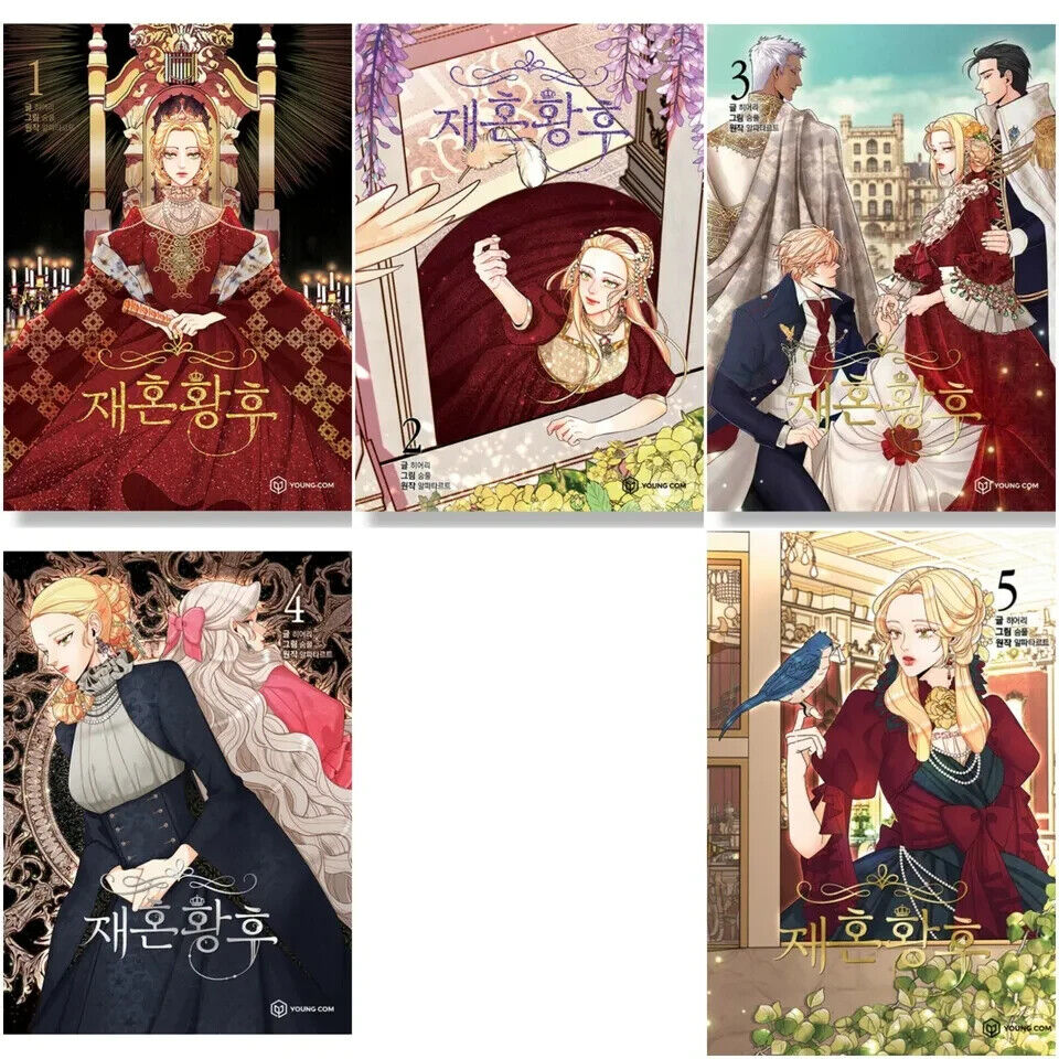 The Remarried Empress Vol 1~5 Whole Set Korean Webtoon Book Comics Manga Manhwa