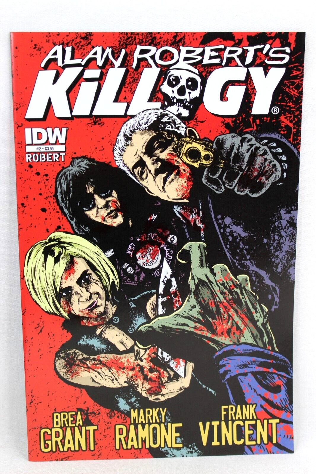 Killogy #2 Marky Ramone Brea Grant Alan Robert Variant 2012 IDW Publishing F+