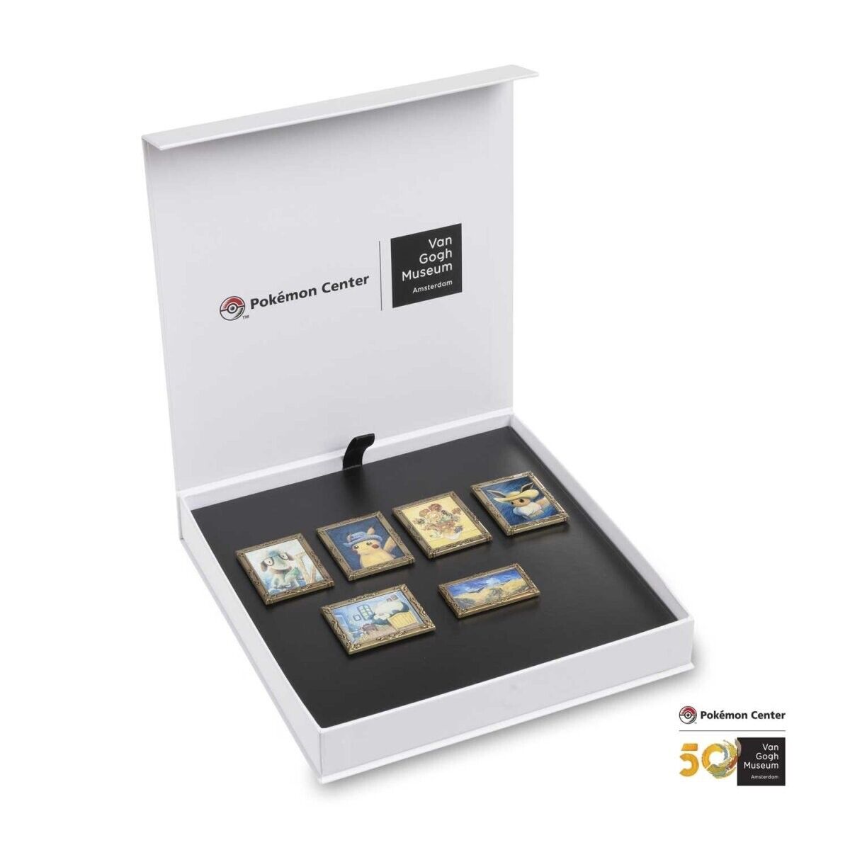 POKEMON CENTER x VAN GOGH Museum Amsterdam Pin Box Set - GSP AVALIABLE 🌍