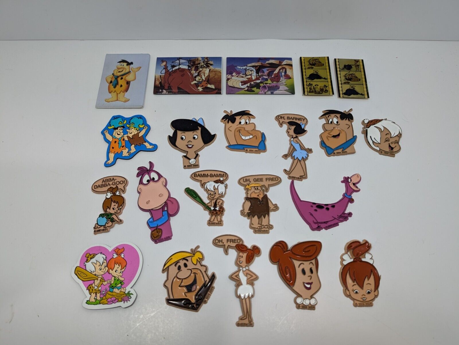Lot Of 21 The Flintstones Fridge Magnets Magnetic Collectibles Vintage 1990s