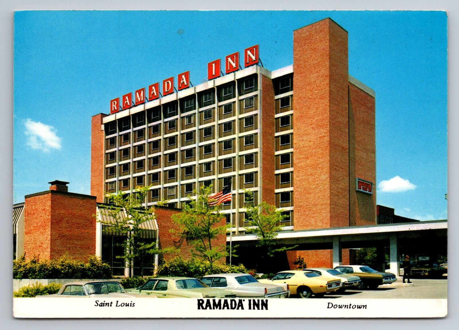 Ramada Inn Downtown St. Louis Missouri Vintage Unposted Postcard