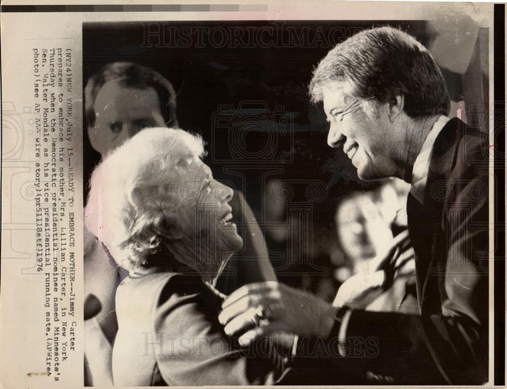 1976 Press Photo Lillian Carter presidential nominee - dfpb51189