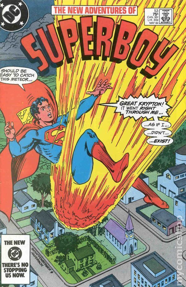 New Adventures of Superboy #53 VG+ 4.5 1984 Stock Image Low Grade
