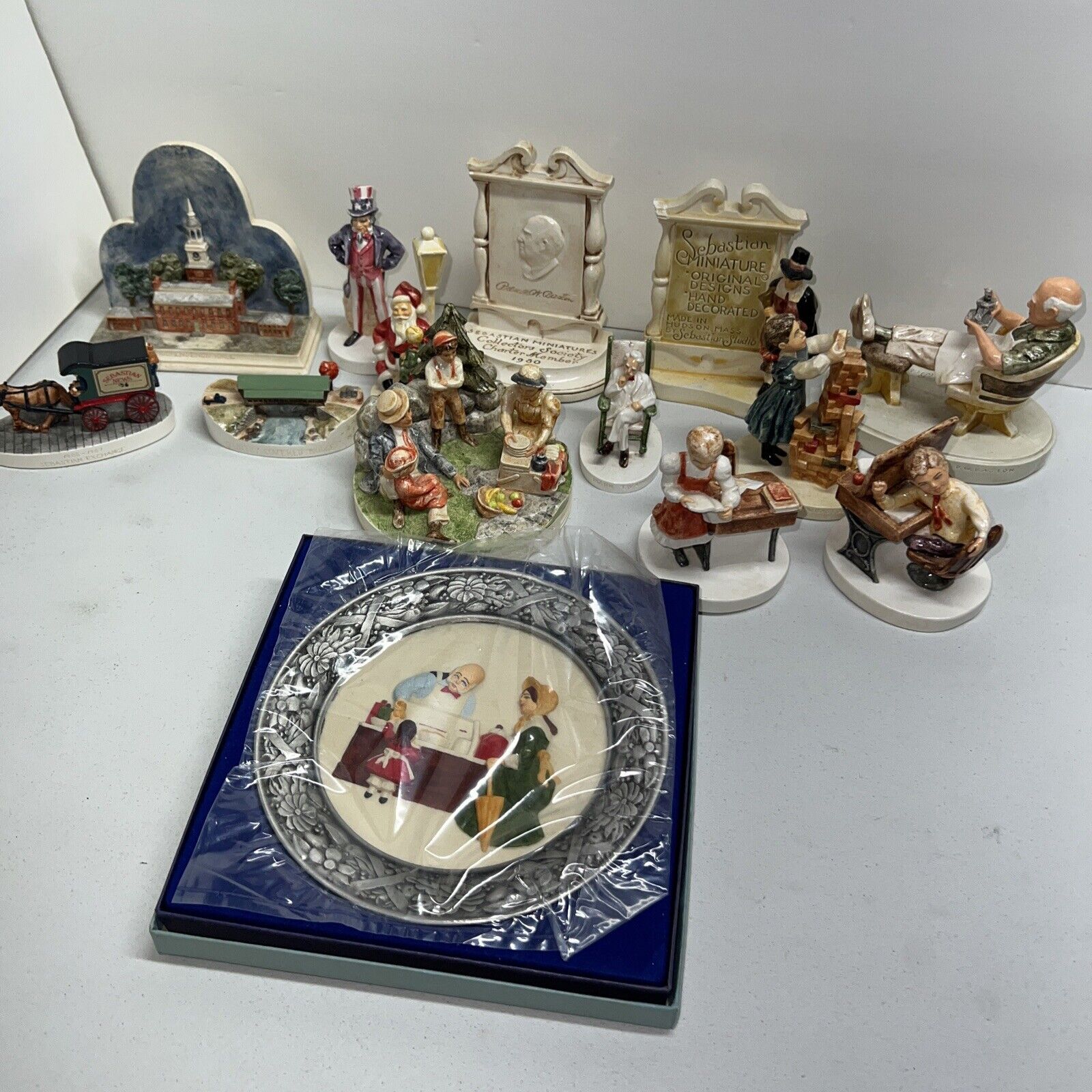 Vintage Sebastian Miniatures, Lot Of 14, Mixed Miniatures