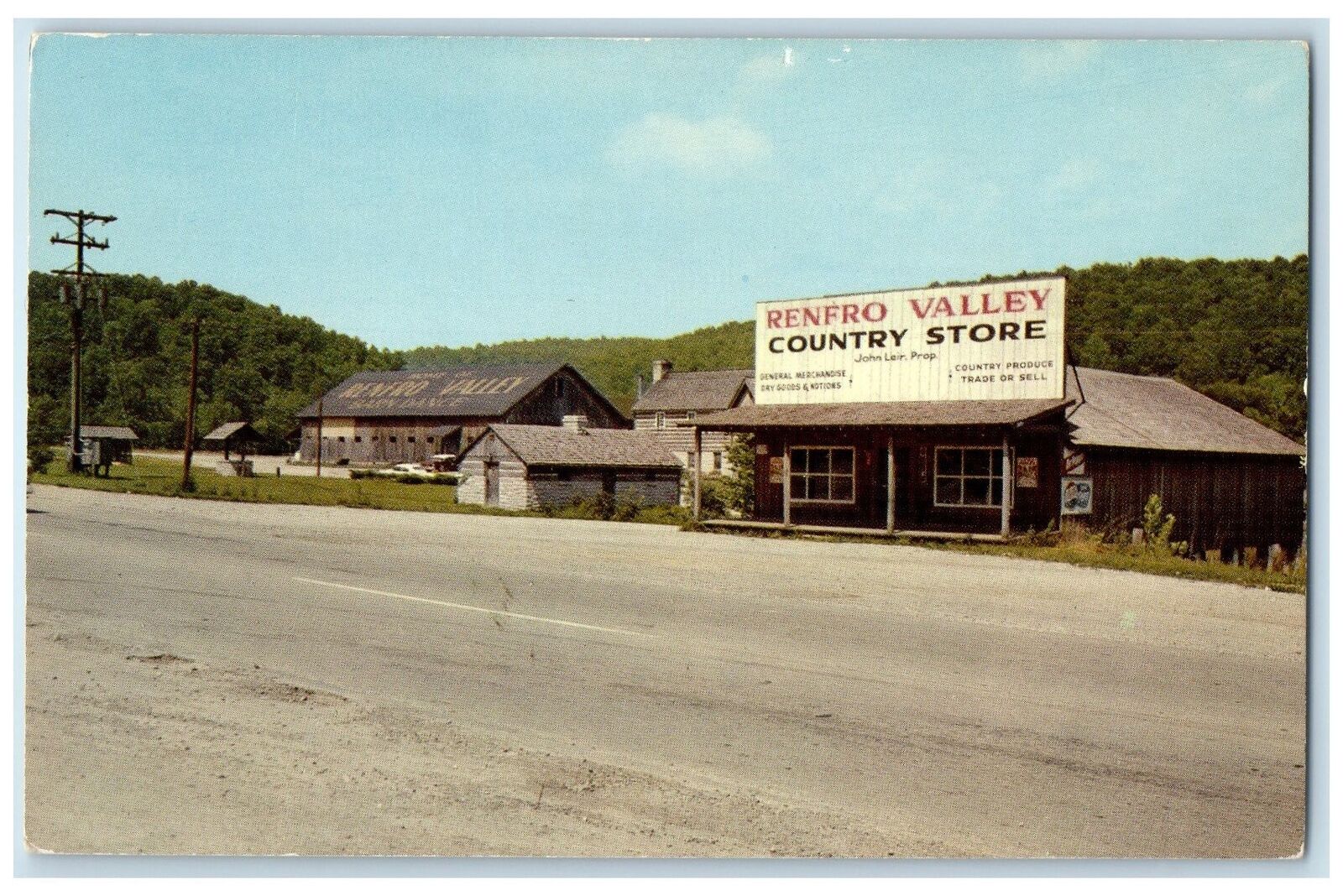 c1950\'s Renfro Valley Kentucky Home Barn Dance Beer House Entertainment Postcard