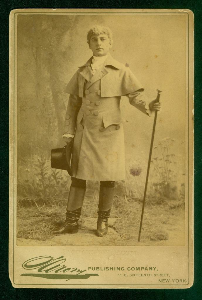 20-2, 015-10, 1890s, Cabinet Card, Chauncey Olcott (1858-1932) \