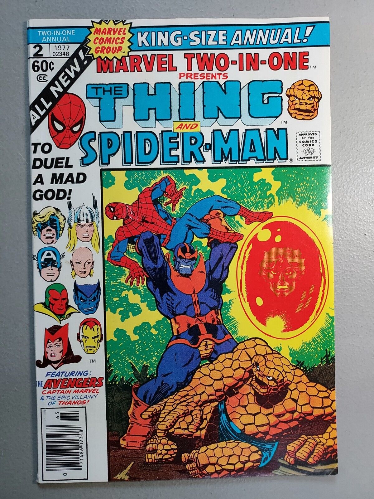 MARVEL TWO-IN-ONE ANNUAL #2 - DEATH OF THANOS (1977) MARVEL 50% OFF SALE