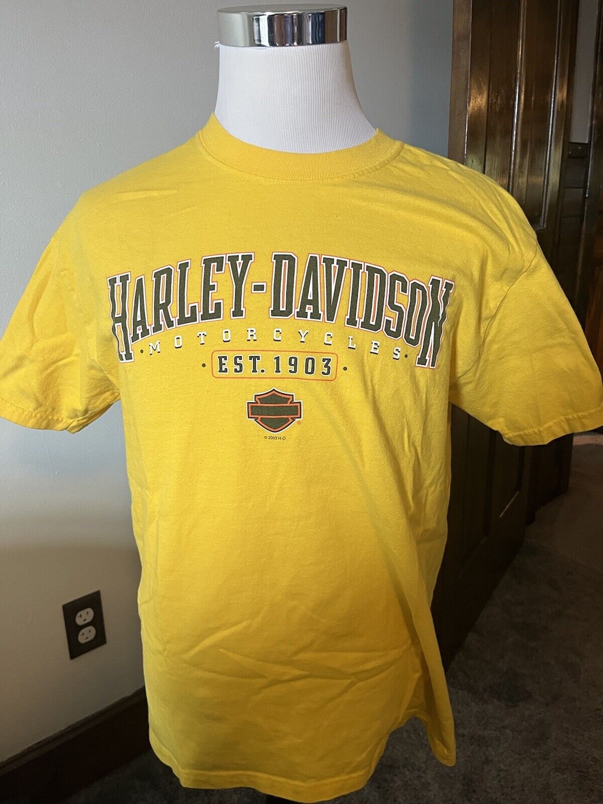 Harley Davidson T Shirt Mountain Creek Dalton GA Short Sleeve XL 2005 Cool Back