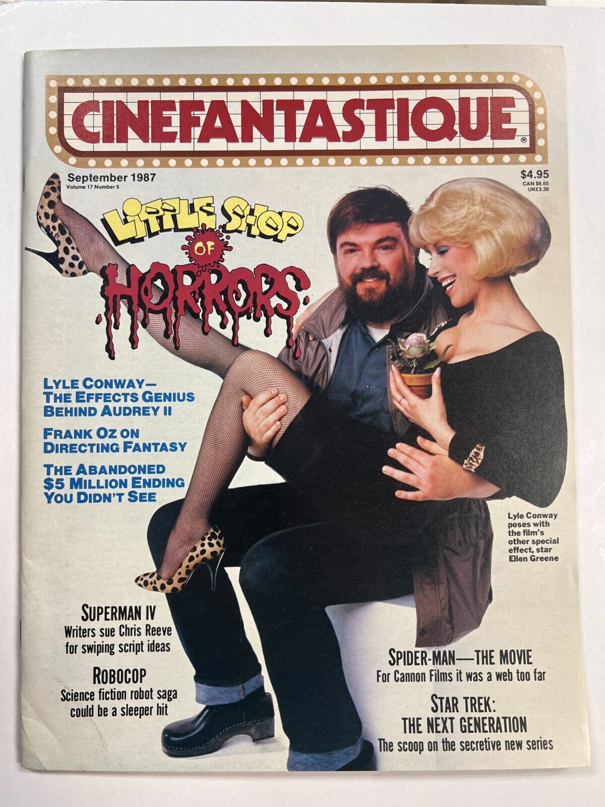 Cinefantastique Magazine Vol. 17 #5 Little Shop of Horrors 1987