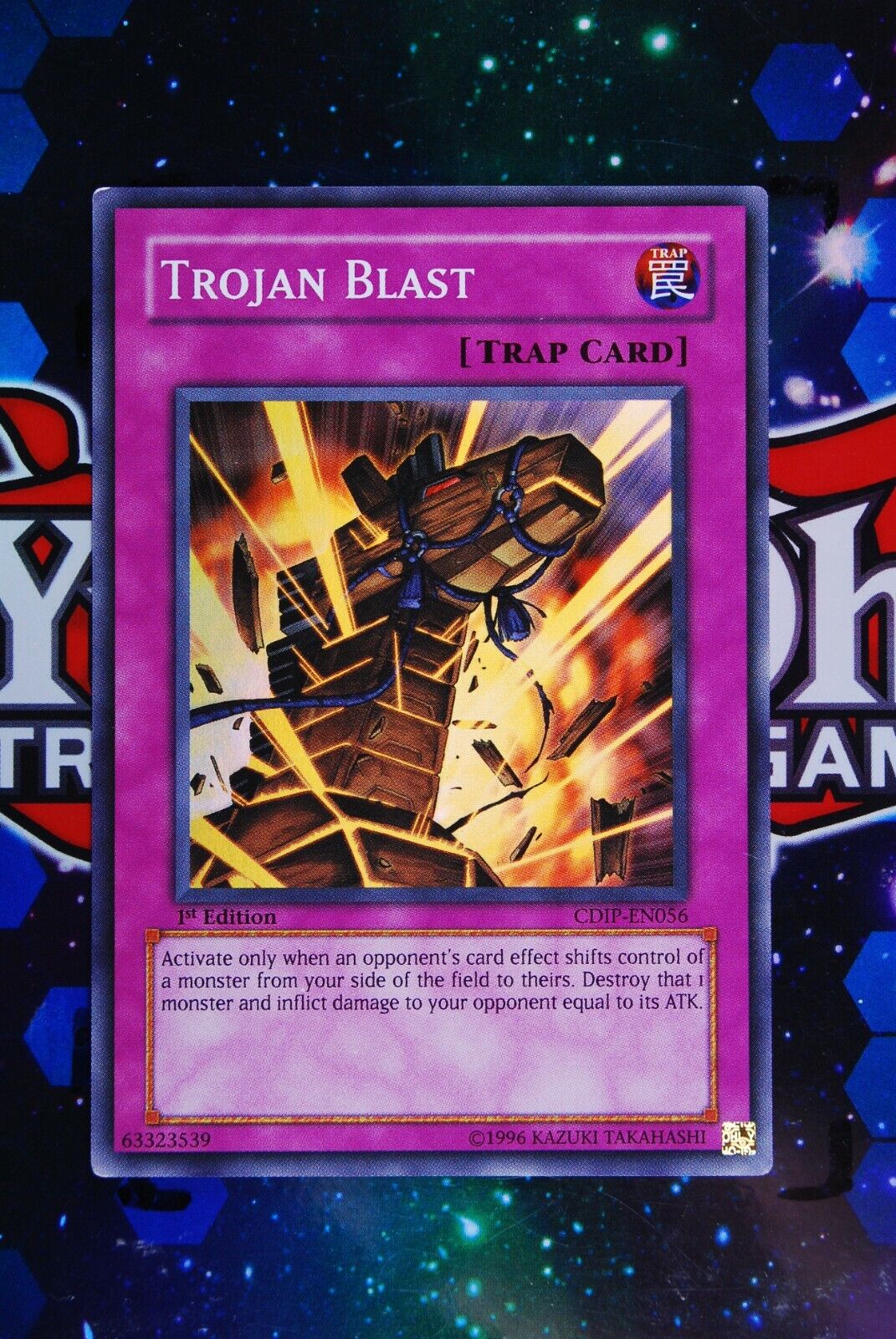 Trojan Blast CDIP-EN056 1st Edition Super Rare Yugioh Card