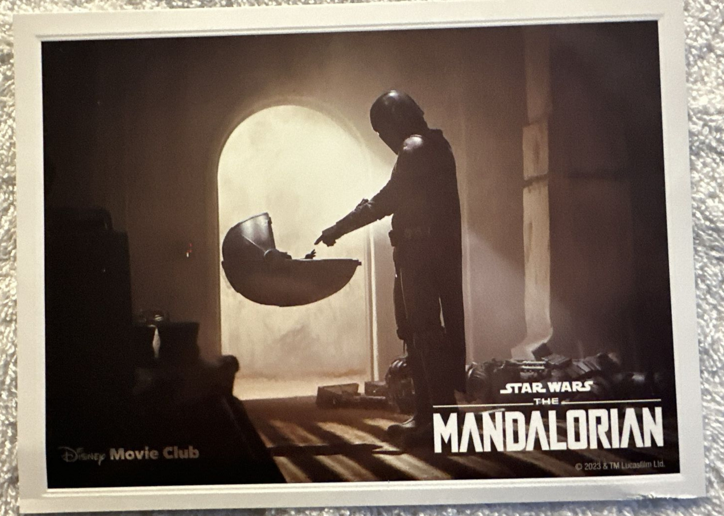 Star Wars The Mandalorian Disney Movie Club Lithograph Art Print 5\
