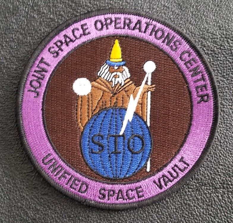 USAF Joint Space Operations Center NSA CIA NASA  1st LINE OF DEFENSE  PATCH