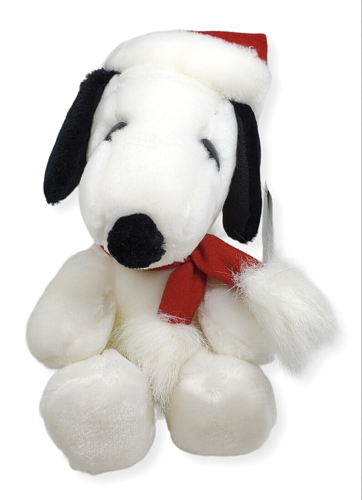 Peanuts Snoopy Santa Christmas Plush Stuffed Animal w Original Tag Irwin Toy 9\