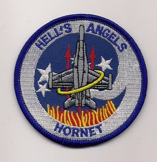 USMC VMFA-321 HELL\'S ANGELS HORNET patch F/A-18 HORNET FIGHTER ATTACK SQN