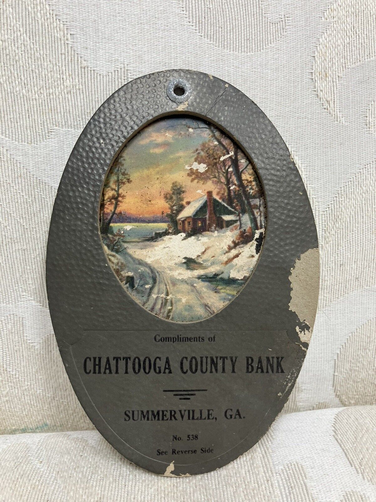 Antique (early 1920’s) Advertisement. Chattooga County Bank (Summerville GA)
