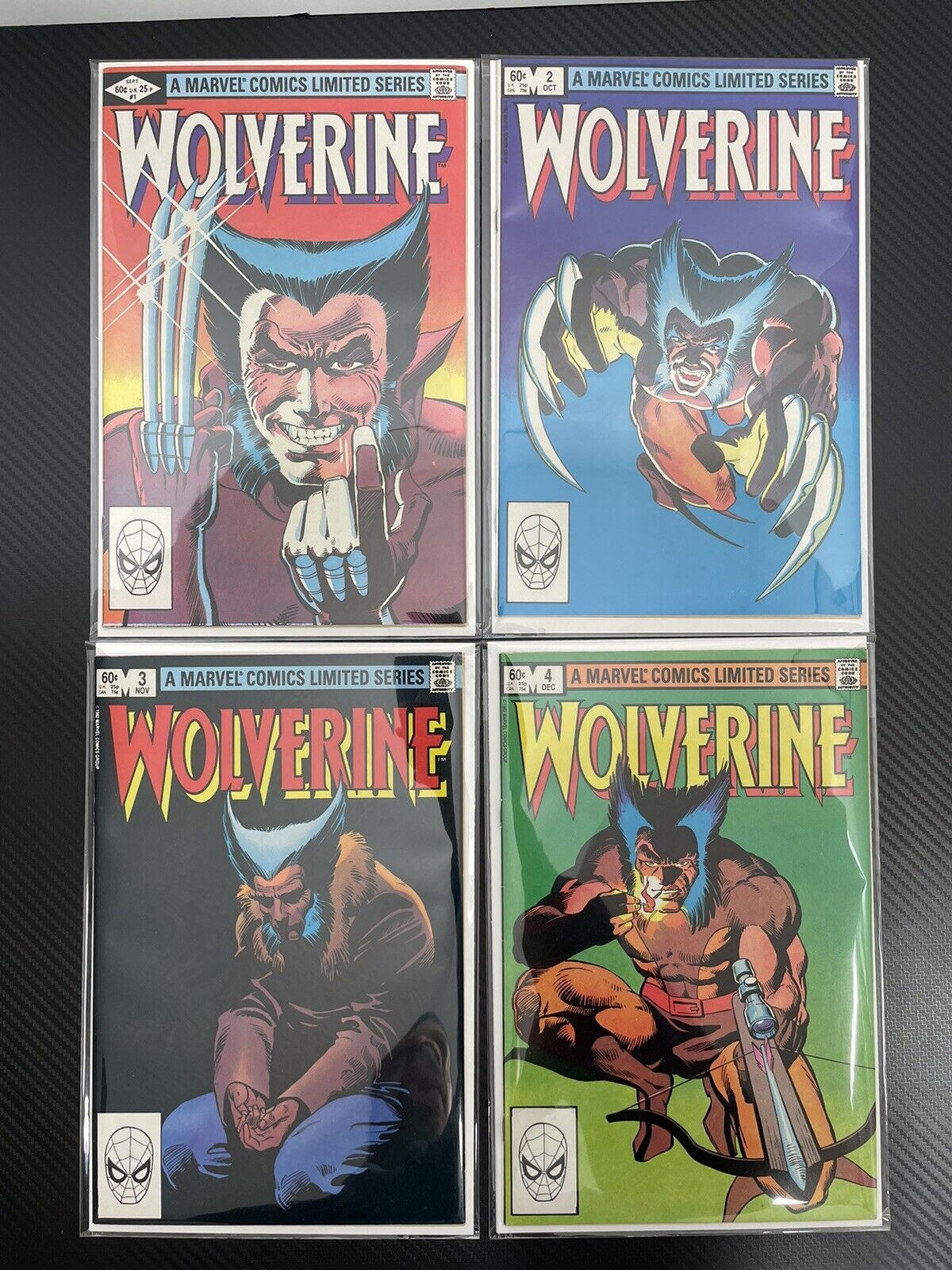 Wolverine Vol 1 (1982) Limited Series #1-4 Frank Miller 1st Solo Wolverine Title