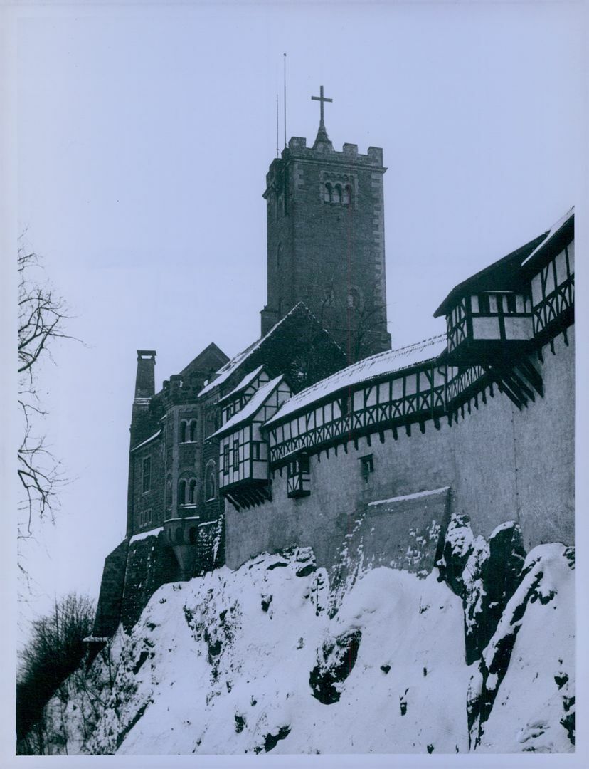 1965 General View Wartburg Castle Eisenach Press Photo