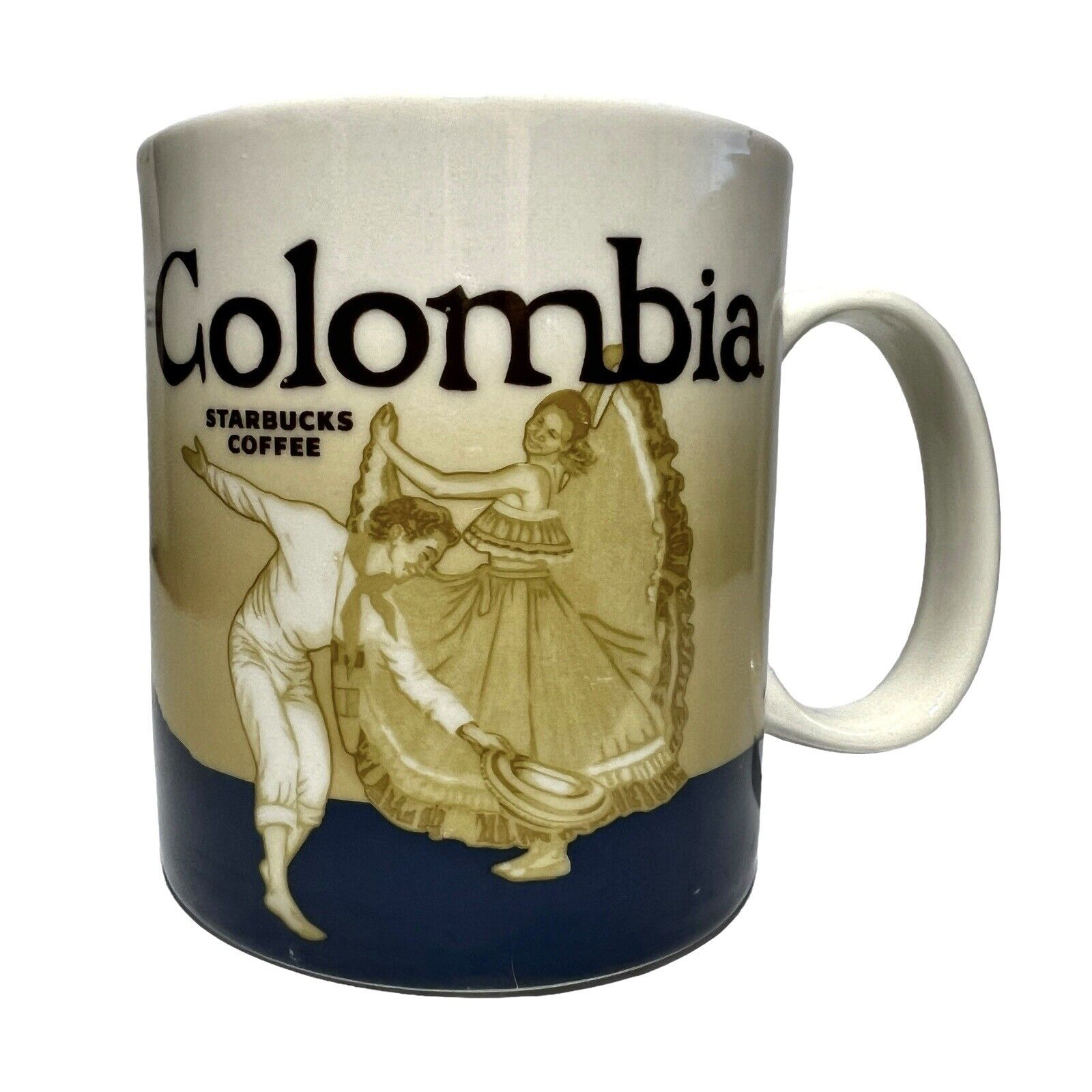 Starbucks Global Icon Collection COLOMBIA Ceramic Coffee Tea MUG 16 Oz 2014