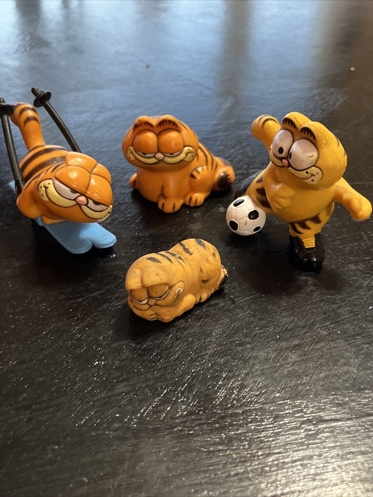 Vintage Garfield The Cat Toy Figure Lot of 4 Collectibles